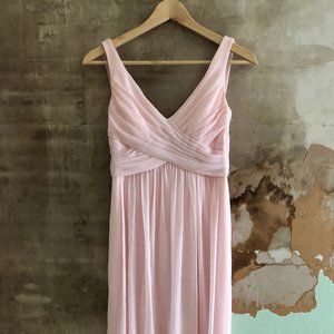 David's Bridal Bridesmaid Dress, Pink Blush